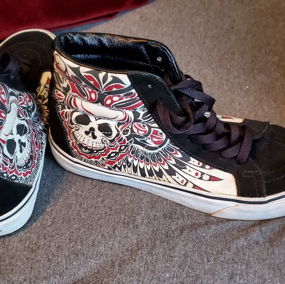 Van's hightop shoes